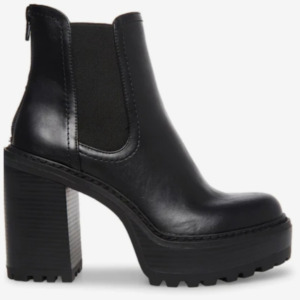 BLACK PLATFORM BOOTS